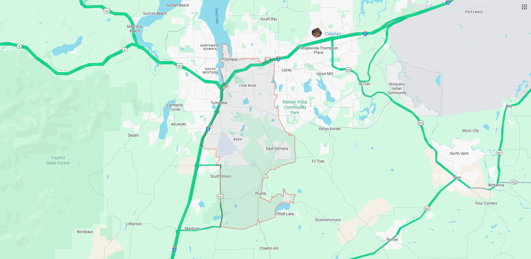 Service Area Map